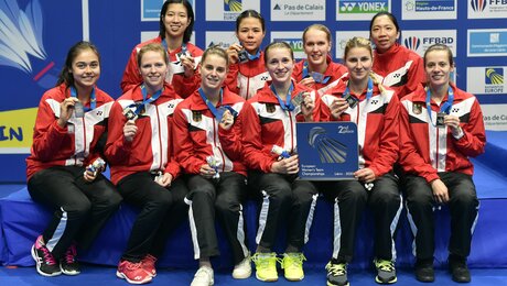 Badminton Team-EM: Silbermedaille für die Damen